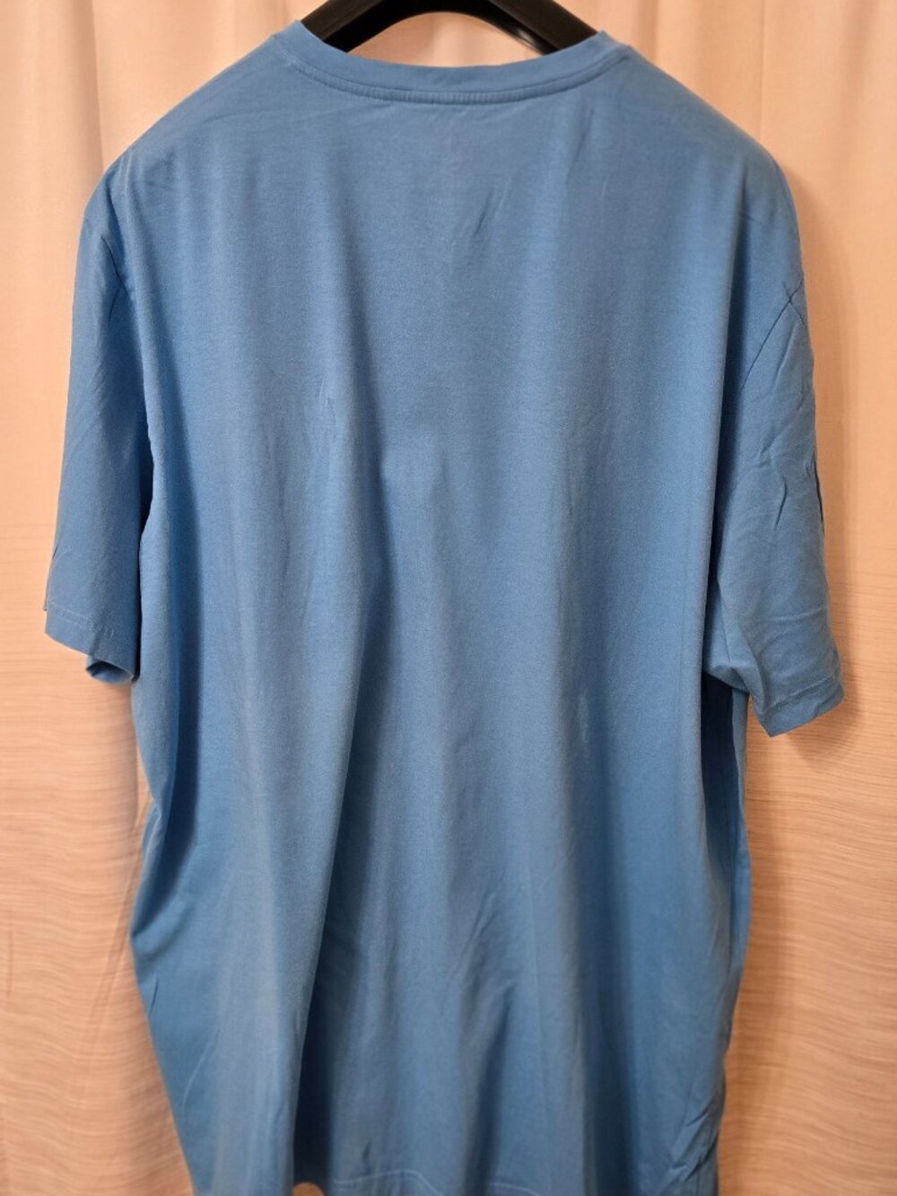Psycho Bunny - 100% Pima Cotton Men's V-Neck Short Sleeve T-Shirt Sky Blue 4XLT - Picture 2 of 2